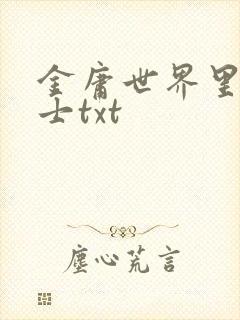 金庸世界里的道士txt