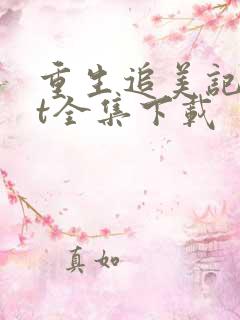 重生追美记txt全集下载