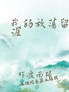 我的放荡留学生涯