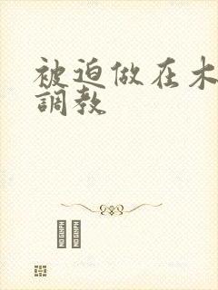 被迫做在木马上调教