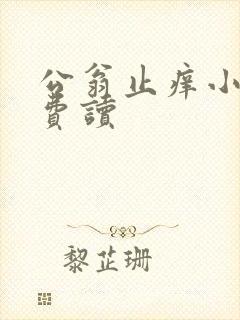 公翁止痒小说免费读