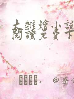 大杂烩小说全集阅读免费下载