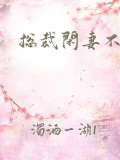 总裁闲妻不好当