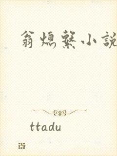 翁熄系小说人说