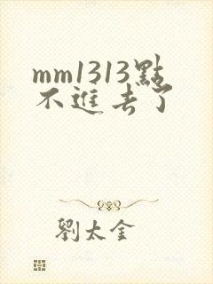 mm1313点不进去了