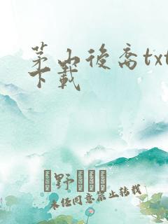 茅山后裔txt下载