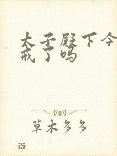 太子殿下今天破戒了吗