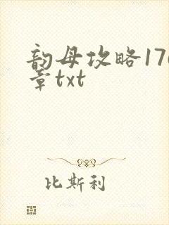 韵母攻略176章txt