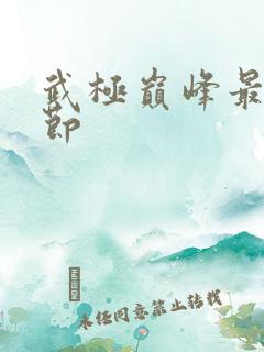 武极巅峰最新章节