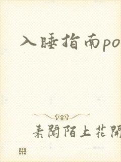 入睡指南po