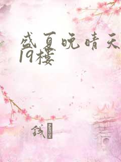 盛夏晚晴天小说19楼