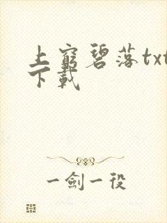 上穷碧落txt下载