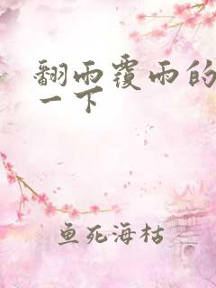 翻雨覆雨的一上一下