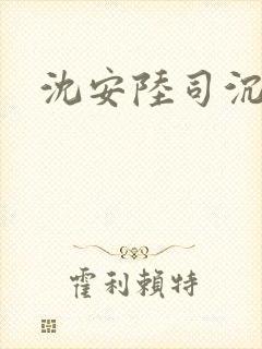 沈安陆司沉小说