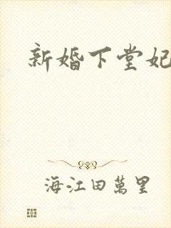 新婚下堂妃