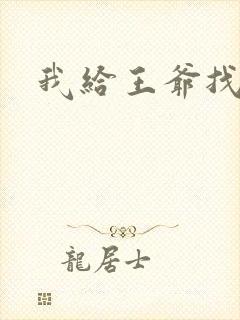 我给王爷找小三