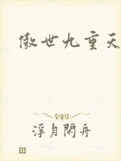 傲世九重天小说