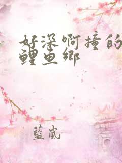 好深啊撞的好吗鲤鱼乡