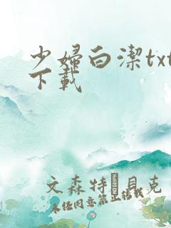 少妇白洁txt下载