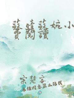 苏晴苏婉小说免费阅读