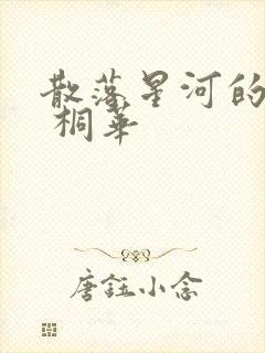 散落星河的记忆 桐华