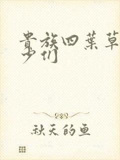 贵族四叶草的恶少们