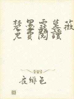 楚墨霆慕薇小说免费阅读