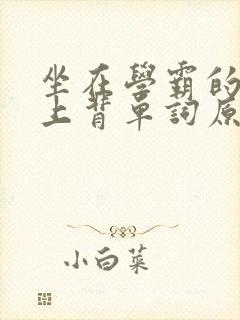 坐在学霸的棍子上背单词原文