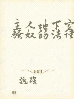 主人地下室惩罚骚奴的法律后果