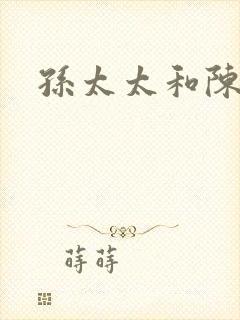 孙太太和陈阿姨