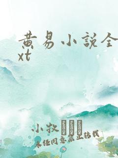 黄易小说全集txt