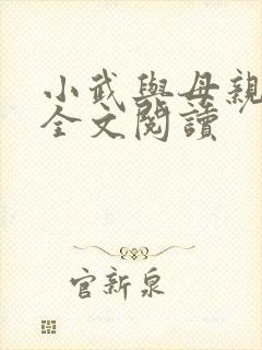 小武与母亲小说全文阅读