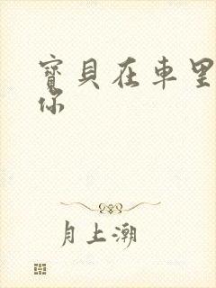 宝贝在车里想要你