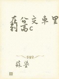 在公交车里c弄到高c