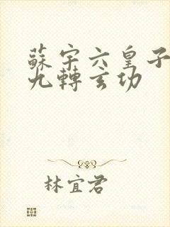 苏宇六皇子签到九转玄功