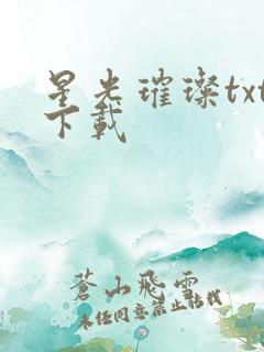 星光璀璨txt下载