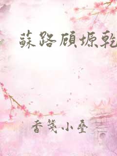 苏路顾塬乾小说