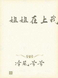 姐姐在上我在下