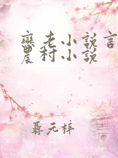 恋老小说言情网农村小说