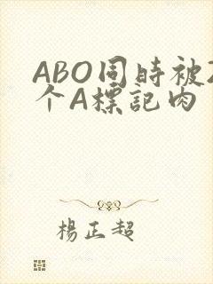 ABO同时被2个A标记肉