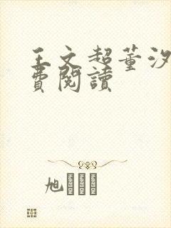 王文超董汐瑜免费阅读