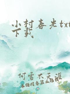 小村春光txt下载