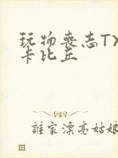 玩物丧志TXT卡比丘