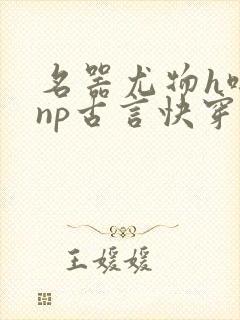 名器尤物h啪肉np古言快穿