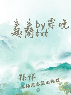 炎炎by霁晚笔趣阁txt