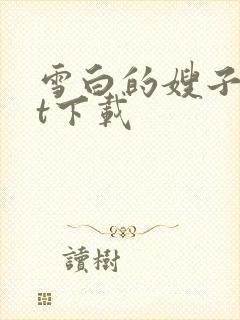 雪白的嫂子txt下载