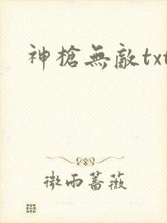 神枪无敌txt