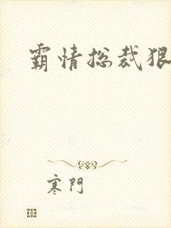 霸情总裁狠狠爱