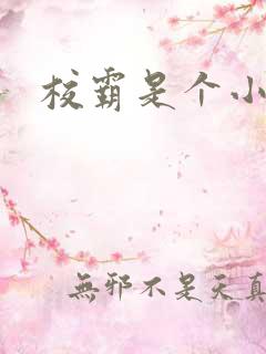 校霸是个小妖精