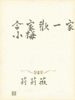 合家欢一家亲黄小梅